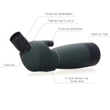 25-75x70 BAK4 Optical Lens Telescope With Tripod Spotting Scope Waterproof Long Range Bird Watching Wildlife Monocular