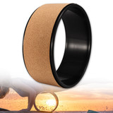KALOAD 13in Yoga Wheel Natural Roller Cork Backbend Stretch 240KG Weight Bearing Fitness Yoga Rings