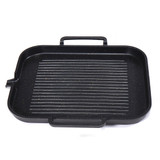2-4 People BBQ Barbecue Aluminum Frying Grill Pan Plate Non Stick Coating Cookware Induction Cooking