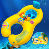ABC Safe Inflatable Mother And Baby Swim Float Boat Raft Kid's Chair Seat Boat