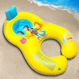 ABC Safe Inflatable Mother And Baby Swim Float Boat Raft Kid's Chair Seat Boat