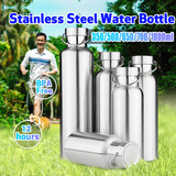 Stainless Steel Thermos Double Wall Vacuum Insulated Water Bottle Stainless Cap