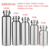 Stainless Steel Thermos Double Wall Vacuum Insulated Water Bottle Stainless Cap