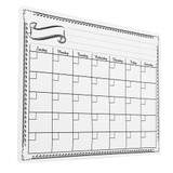 30x42cm Magnetic Dry Erase White Board Planner Whiteboard Calendar Message Board For Refrigerator