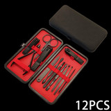 7/10/12/16/18pcs Finger Nail Clipper Portable Pedicure Manicure Set Nail Kits