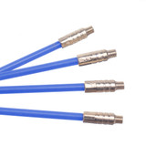 10pcs L58cm D4mm Electrician Puller Wire Fiberglass Cable Wire Duct Rod Threader Pull Kit
