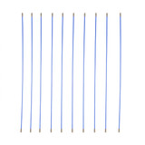 10pcs L58cm D4mm Electrician Puller Wire Fiberglass Cable Wire Duct Rod Threader Pull Kit