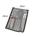 Chain Saw Chain Files Guide Kit Flat 3/16 Inch Depth Gauge Chain Saw Sharpening Tool Kit