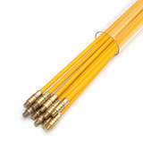 10Pcs 1Mx3mm Fiberglass Cable Puller Running Cable Wire Kit Coaxial Electrical Cable Installing Rod