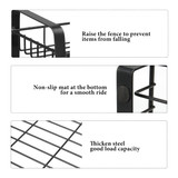 Kitchen Stainless Spice Jars Rack Seasoning Shelf Holder Storage Organizer Stand Kitchen Storage Rack