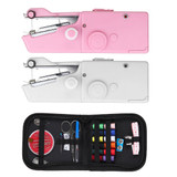 Portable Mini Handheld Cordless Sewing Machine Stitching Home Clothes + Tools Kit