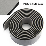 240x5.8x0.5cm EVA Flooring Faux Imitation Teak Gray&Black Decking Boat Flooring Sheet Pad