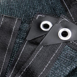 100GSM HDPE Square Sun Shade Sail Anti-UV Outdoor Garden Patio Tent Sunshade Net With 5m Rope
