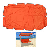200x145CM Anti-UV Waterproof Canopy Tent Sunshade Sail Patio Replacement Fabric Cover For Garden Swing Chair