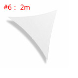 2/3/3.6/4M Sun Shade Sail Outdoor Canopy Patio UV Block Garden Shelter Triangle Rectangle Cover