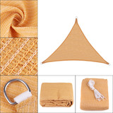 280GSM Triangle Sun Shade Sail Visor Garden Patio Awning Canopy Sunscreen UV Block