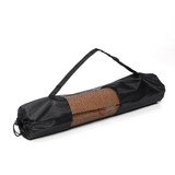 183x68cm Natural Cork TPE Yoga Mat Non-Slip Gym Mats Training Rugs Fitness Sports Mat Sports Protective Gear with Storage Bag