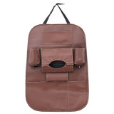1Pcs Car Bag Seat Back Organizer Multi-function &Pocket Storage Bag Holder Leather