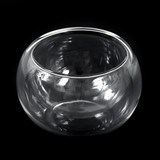 8 Pcs/Set Clear Glass Tea Double Wall Teapot & Cup Filtering Drink Home Decor