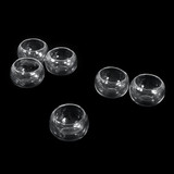 8 Pcs/Set Clear Glass Tea Double Wall Teapot & Cup Filtering Drink Home Decor