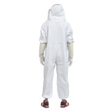 Beekeeper Beekeeping Protective Veil Suit Smock Bee Hat Gloves Full Body Thicken Set