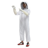 Beekeeper Beekeeping Protective Veil Suit Smock Bee Hat Gloves Full Body Thicken Set