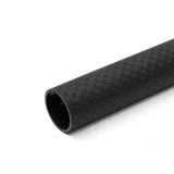 225mm×15mm×13mm Carbon Fiber Tube Black Carbon Pipe