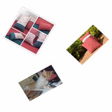 8Pcs/Set Cotton Fabric Assorted Pre Cut Squares Quilt Pillow Handcraft  Home Decor
