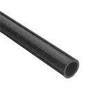 2Pcs 8mm×6mm×500mm 3k Carbon Fiber Tube Black Carbon Pipe
