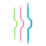 45Pcs Aluminum Crochet Hook Set Knitting Needle Yarn Organiser Case Craft Tools