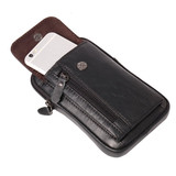 Genuine Leather 5.5-7″ Cell Phone Bag Waist Bag Crossbody Bag For Men