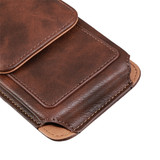Man Business PU Phone Bag Card Bag Wallet Purse Dual Use Waist Bag