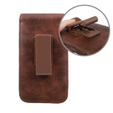 Man Business PU Phone Bag Card Bag Wallet Purse Dual Use Waist Bag