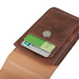 Man Business PU Phone Bag Card Bag Wallet Purse Dual Use Waist Bag