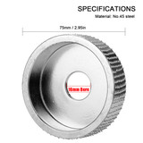75mm Carving Disc 16mm Bore Steel Grinding Wheel Sanding Abrasive Rotary Tool for Angle Grinder