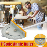 Mini Table Saw Circular Router Miter Gauge  DIY Woodworking Machines Angle Ruler