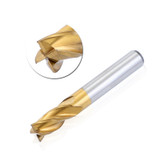 Drillpro 1.5-10mm Titanium Coated HSS 4 Flute End Mill Cutter CNC Drill Bit Milling Cutter
