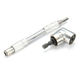 Drillpro 105° 1/4 Inch Hex Shank Drill Bit Angle Driver With Flexible Screwdriver Extension Bit Holder