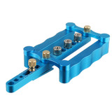 Drillpro Self Centering Dowelling Jig Metric Dowel Pocket Hole Jig with Drill Bits for Woodworking