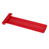 Drillpro TS 8 Inch Aluminum Alloy Hole Precision Marking T Ruler Hole Positioning Measuring Ruler Woodworking Scriber Scribing Tool