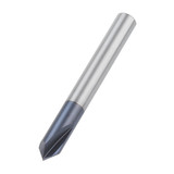 Drillpro 2 Flutes 90 Degree 2-12mm Carbide Chamfering Cutter End Mill HRC45 Milling Cutter