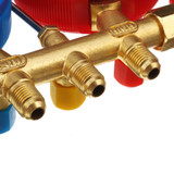 R410a R22 R134a R404a Manifold Gauge Hose Set HVAC A/C Refrigeration Device Tools Kit