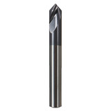 Drillpro 2 Flutes 6mm Carbide Chamfer Mill 90 Degree HRC45 Milling Cutter