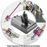 Vacuum Cleaner Accessories Kit Replacement Battery For Dyson Absolute V6 DC58