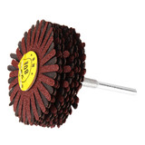 6x80mm Sanding Wheel Sandpaper Drum 80/120/180/320 Grit Polishing Wheel Abrasive Tool