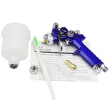 0.8mm/1.0mm Nozzle H-2000 Professional HVLP Spray G un Mini Air Paint Spray Guns Airbrush For Painting Car Aerograph