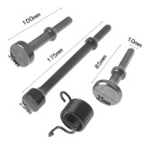 3Pcs Smoothing Pneumatic Air Hammers Bits Long Bit Tool Spring Tire Repair