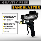 Gravity Feed Sandblasting Tools Air Sandblaster Tools Sand Spray Gu n For Rust Remove Sandblaster Air Tools