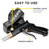 Gravity Feed Sandblasting Tools Air Sandblaster Tools Sand Spray Gu n For Rust Remove Sandblaster Air Tools