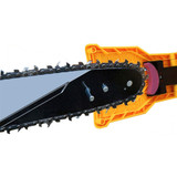 Yellow Chainsaw Teeth Sharpener Plastic Chainsaw Sharpener Bar-Mount Chainsaw Chain Sharpening Kit